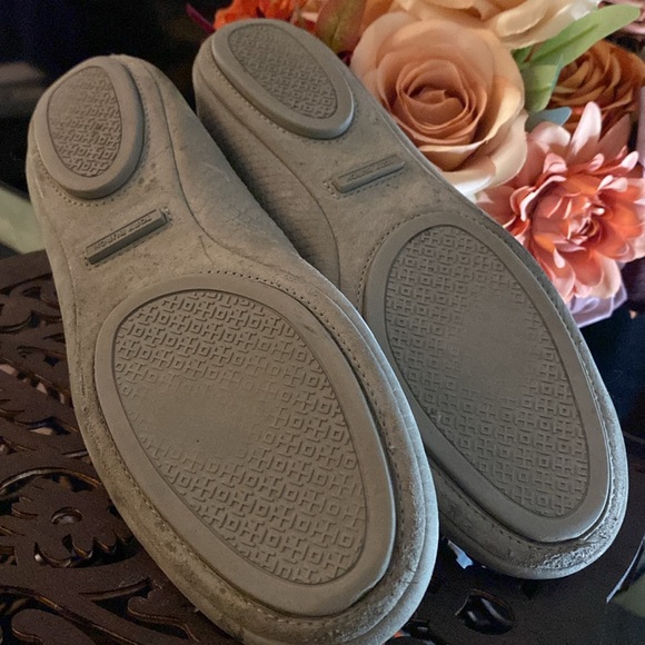 Tory Burch gray suede ballet shoe, women's size 6.5 - Picture 4 of 12